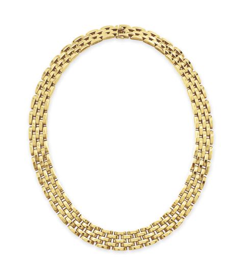 gold necklace cartier|cartier gold necklaces.